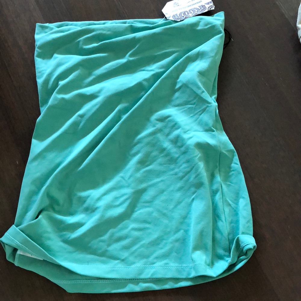 Susana Monaco 9” tube top aventurine S